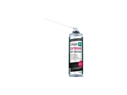 CLEAN IT Stlačený vzduch EXTREME 500g, NEHOŘLAVÝ