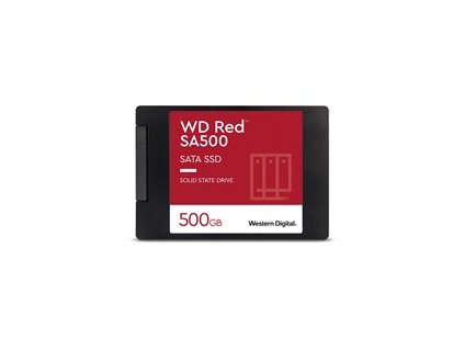 WD RED SSD 3D NAND WDS500G1R0A 500GB SATA/600, (R:560, W:530MB/s), 2.5"