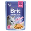 Kapsička Brit Premium by Nature kuřecí filety v želé 85g