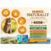 Kapsička IAMS Naturally Adult mořské a suchozemské maso v omáčce multipack 1020g (12x85g)