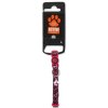 Obojek Active Cat nylon XS leopard růžový 1x19-31cm
