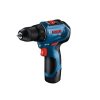 BOSCH GSR 12V-30, akumulátorový vrtací šroubovák, 0 – 420 / 0 – 1.600 ot/min, 8 mm, příruční kufr