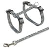 Postroj Trixie pro kočky s vodítkem vzor kočky 27–45 cm/10 mm, 1.20 m