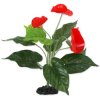 Dekorace Repti Planet Rostlina kvetoucí Anthurium 40cm
