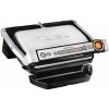 Tefal GC712D34 elektrický gril OptiGrill+ Inox, 2000 W, 6 programů, termostat, tác na šťávu, stříbrný / černý