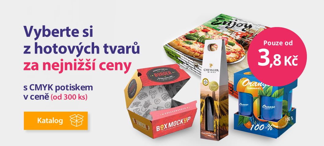 Hotové krabice s potiskem