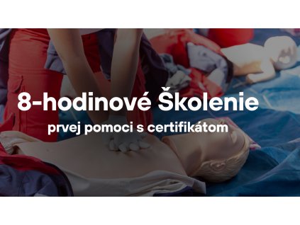 8-hodinové školenie prvej pomoci s certifikátom (pre firmy)