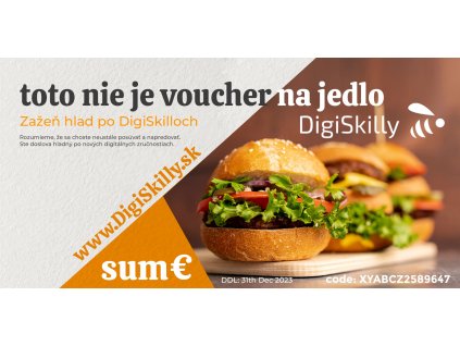 voucher na DigiSkilly.sk Ľubovoľná suma