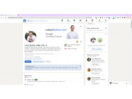 linkedin moj profil