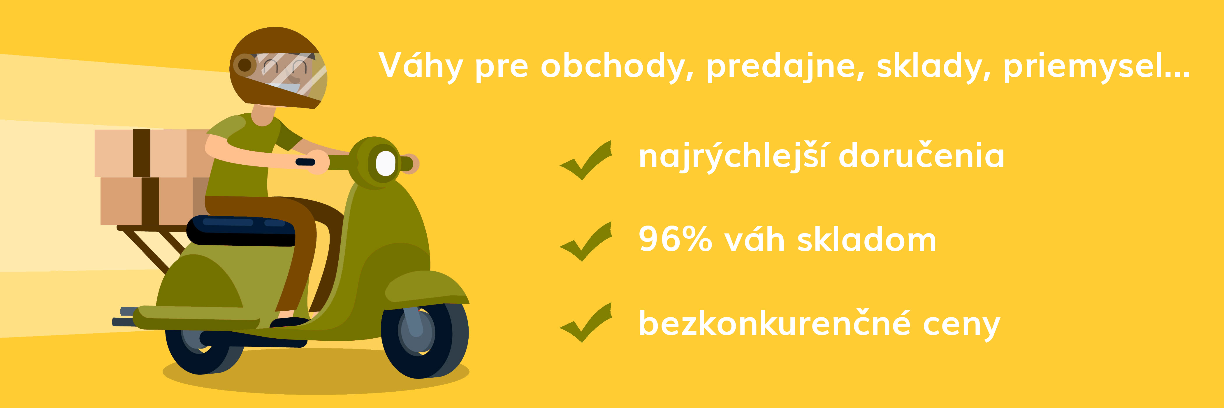 váhy pre obchody, predajne, sklady, priemysel