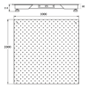 Podlahová váha 100x200 cm do 2000 kg – 6