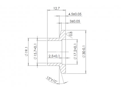 16KF 12.7 19.1 15.7