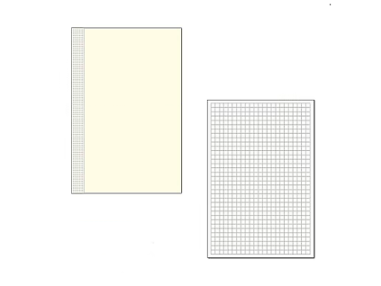 Náhrandá Náplň do Zápisníka A6/Insert/Mriežkovaný - REF039