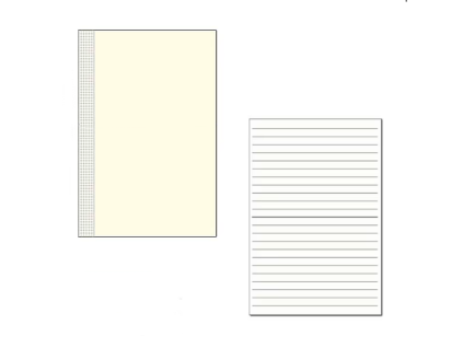 Náhrandá Náplň do Zápisníka B6/Insert/Riadkovaný - REF044