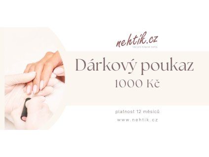 darkovy poukaz lak 1000