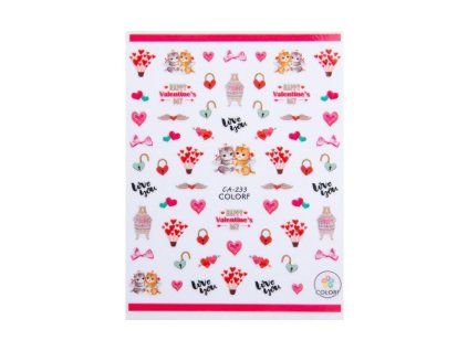 samolepky barevne valentyn colorf ca 233