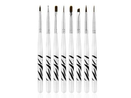 sada stetcu na nehty 10 ks zebra