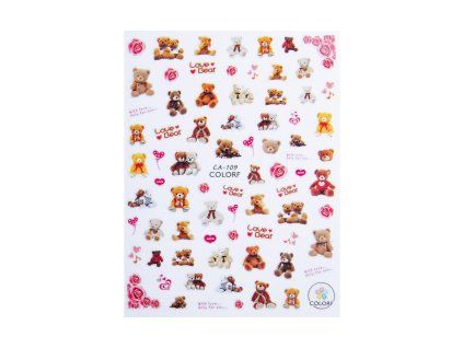 samolepky barevne medvidci colorf ca 109