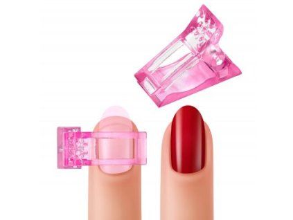 klips na uchyceni formy polygelu.ruzovy