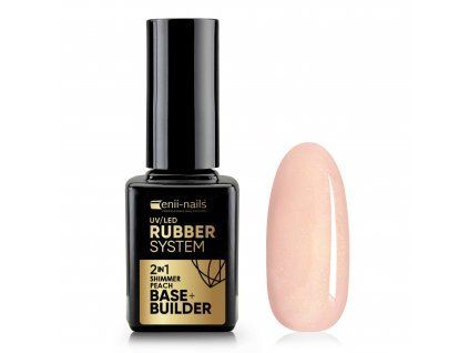 rubber system 9 shimmer peach