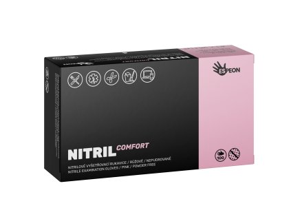 Nitril COMFORT růžové