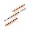 stetec na polygel se spachtli rose gold