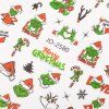 samolepky na nehty vanocni grinch jo 2580 4