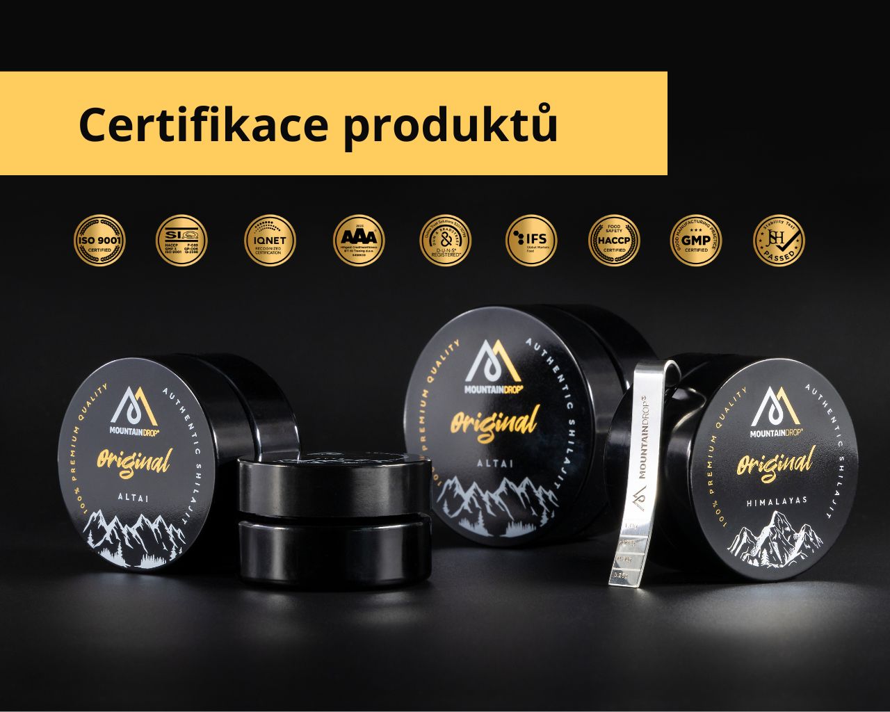 Certifikáty produktů