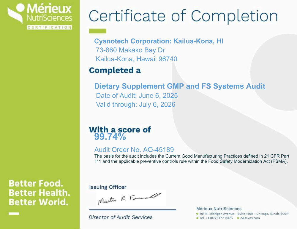 GMP-certifikat-Nutrex-Hawaii