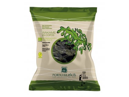 Mořské řasy Porto Muiños Wakame BIO 50g