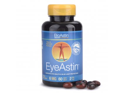 Diky prirode havajsky astaxanthin EyeAstin 60kapslí obal+kapsle