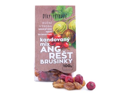 Diky prirode mix kandovany angrest brusinka 100g hlavni