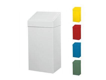 Barevné varianty kovového odpadkového koše 50 l