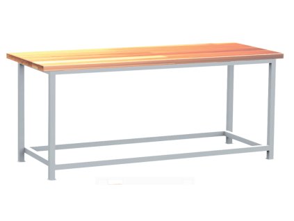 Svařovaný dílenský pracovní stůl, 85 x 200 x 75 cm