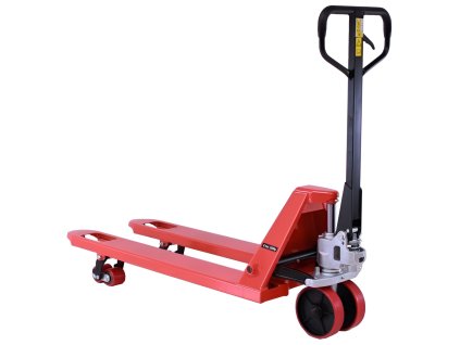 Paletový vozík, polyureatanová řídicí kola, 2500 kg