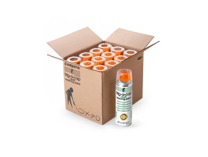 Sprej křídový ruční Trig-a-cap CHALK TEMPORARY ORANŽOVÝ, bal. 12 ks