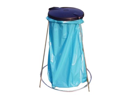 Ekonomický stojan na pytle 120 l se žárově pozinkovanou konstrukcí