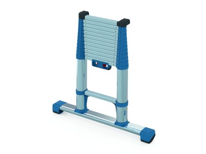 Teleskopický bezpečnostní hliníkový žebřík Zarges Compactstep L 11 příček