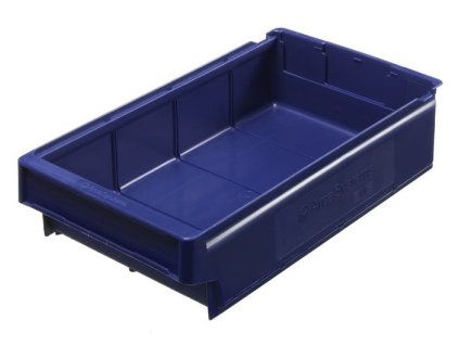 Zásuvný box,  400 x 230 x 100 mm, modrý, bal. 12 ks