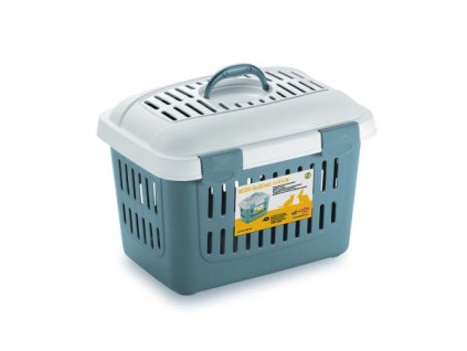 Přepravka pro psy, kočky i jiná zvířata do 5 kg, Midi Gulliver, holubí šeď