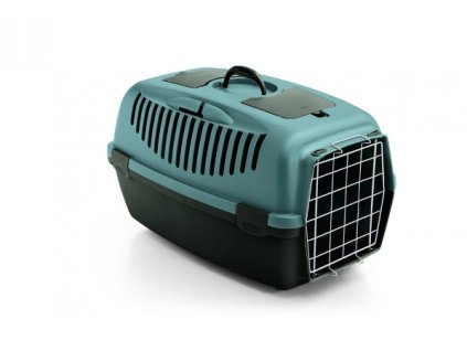 Přepravka Gulliver 3 s kovovými dvířky pro zvířata do 12 kg, holubí šeď
