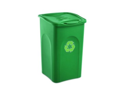 Odpadkový koš na tříděný odpad 50L BEGREEN zelený