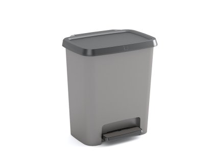 Odpadkový koš COMPATTA RECYCLING šedá, 12 + 12 l