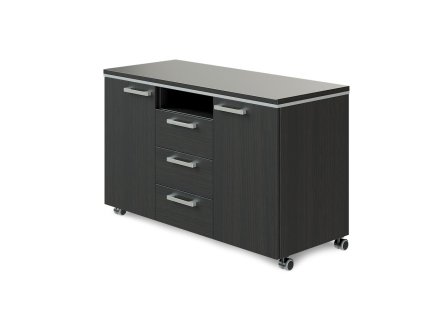 Mobilní kontejner TopOffice Premium 120 x 50,4 cm, wenge