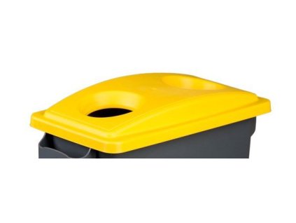 Víko k nádobám na třídění odpadu, žluté