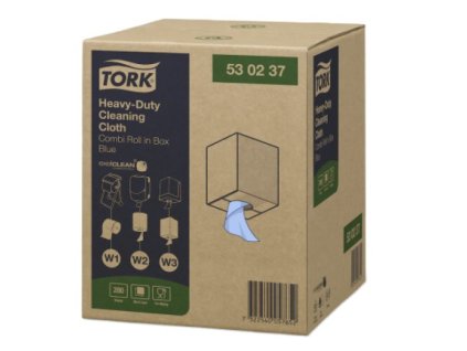 Netkaná textílie Tork Premium 530 malá role modrá - 1ks