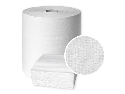 Průmyslová role z netkané textílie TEMCA Profix escon power crep 500 bílá - 1ks