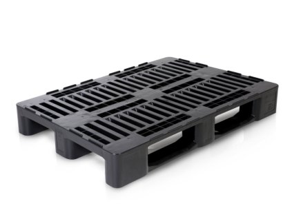 Plastová paleta recyklát HDPE H1 RG, 120 x 80 x 16,2 cm