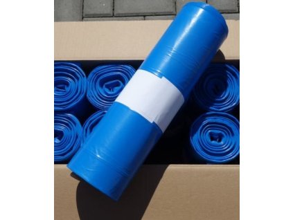 Odpadkové pytle 120 l modré balení 10 ks