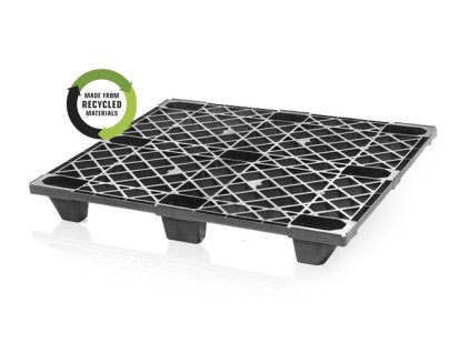 Plastová paleta stohovatelná, 120 x 100 x 13,5 cm